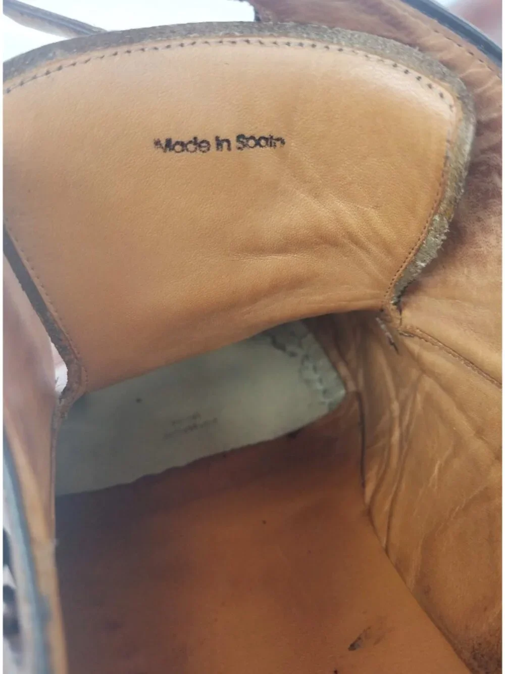 Magnanni Double Monk Strap Leather Dress Shoe Cognac Size 10  M